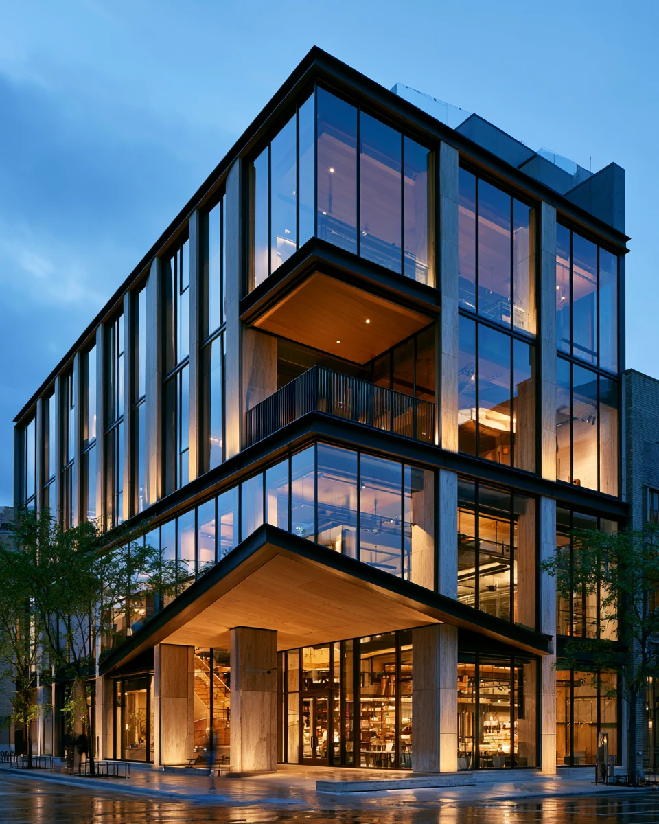 Example architectural render style